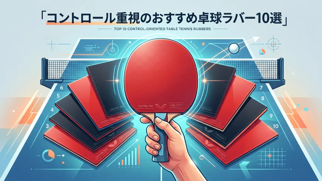 コントロール重視のおすすめ卓球ラバー10選