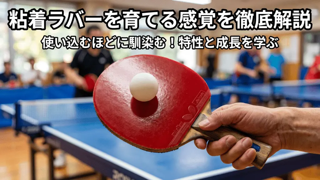 粘着ラバーを育てる感覚を徹底解説