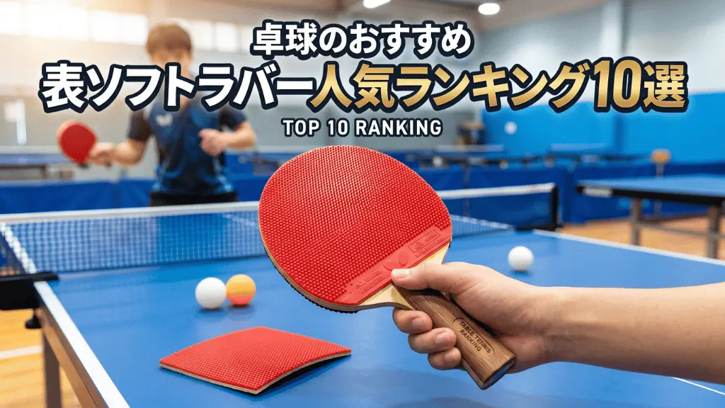 卓球のおすすめ表ソフトラバー人気ランキング10選