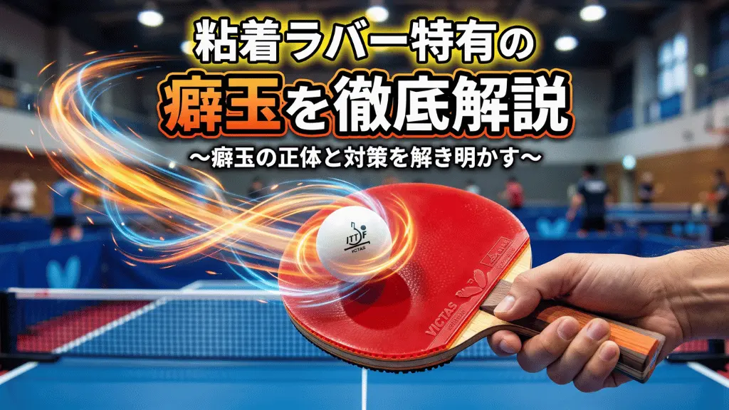 粘着ラバー特有の癖玉を徹底解説