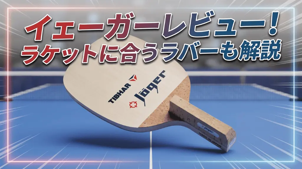 イェーガーレビュー！ラケットに合うラバーも解説