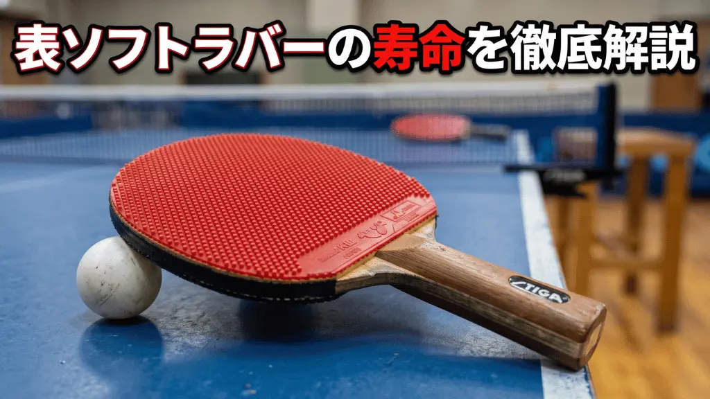 表ソフトラバーの寿命を徹底解説!