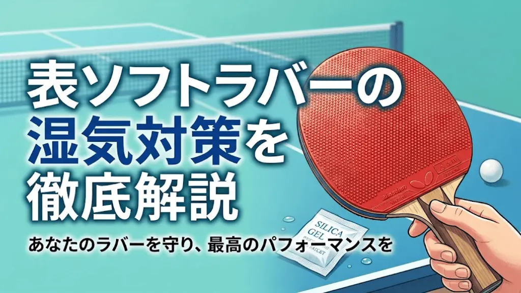 表ソフトラバーの湿気対策を徹底解説!