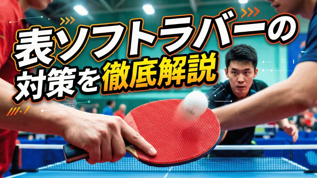 表ソフトラバーの対策を徹底解説!