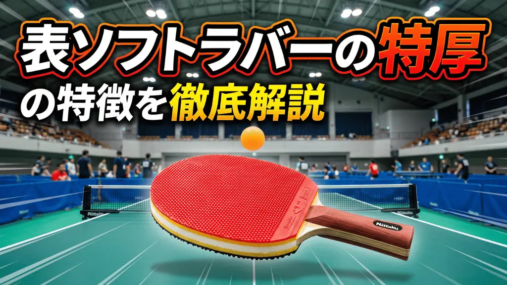 表ソフトラバーの特厚の特徴を徹底解説!