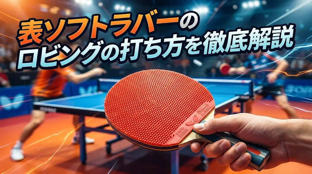 表ソフトラバーのロビングの打ち方を徹底解説!