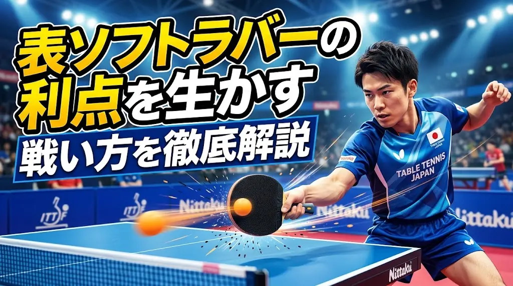 表ソフトラバーの利点を生かす戦い方を徹底解説！