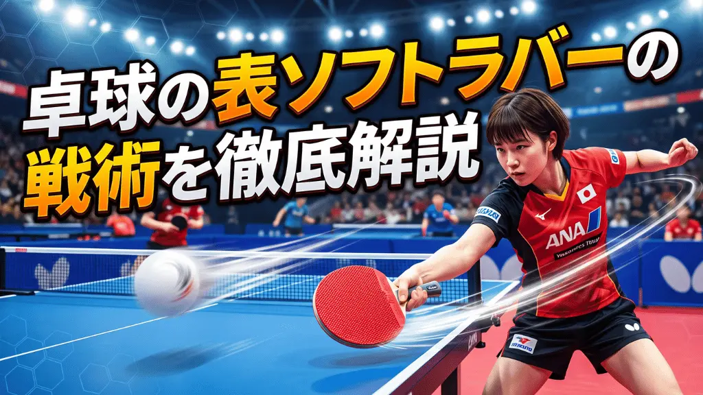 卓球の表ソフトラバーの戦術を徹底解説！