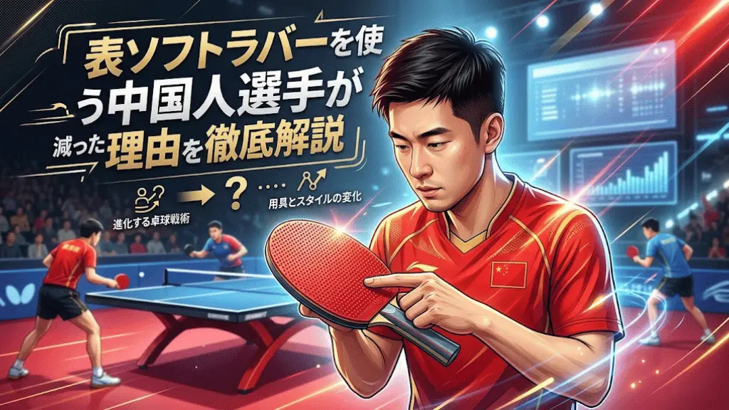 表ソフトラバーを使う中国人選手が減った理由を徹底解説！