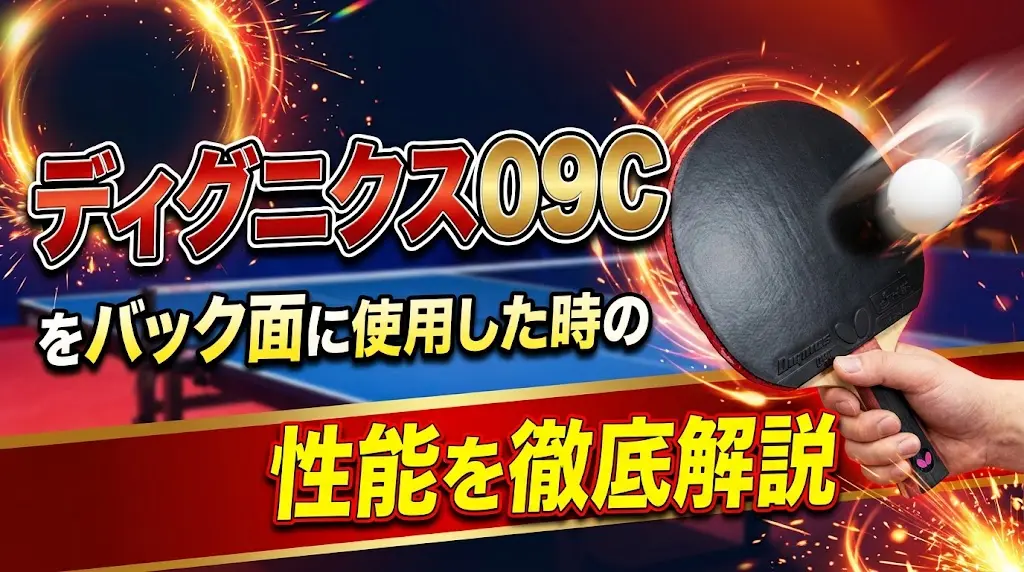 ディグニクス09Cをバック面に使用した時の性能を徹底解説！