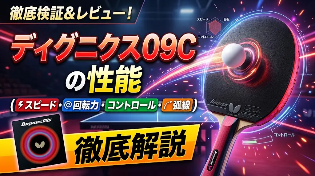 ディグニクス09Cの性能（スピード・回転力・コントロール・弧線）を徹底解説！