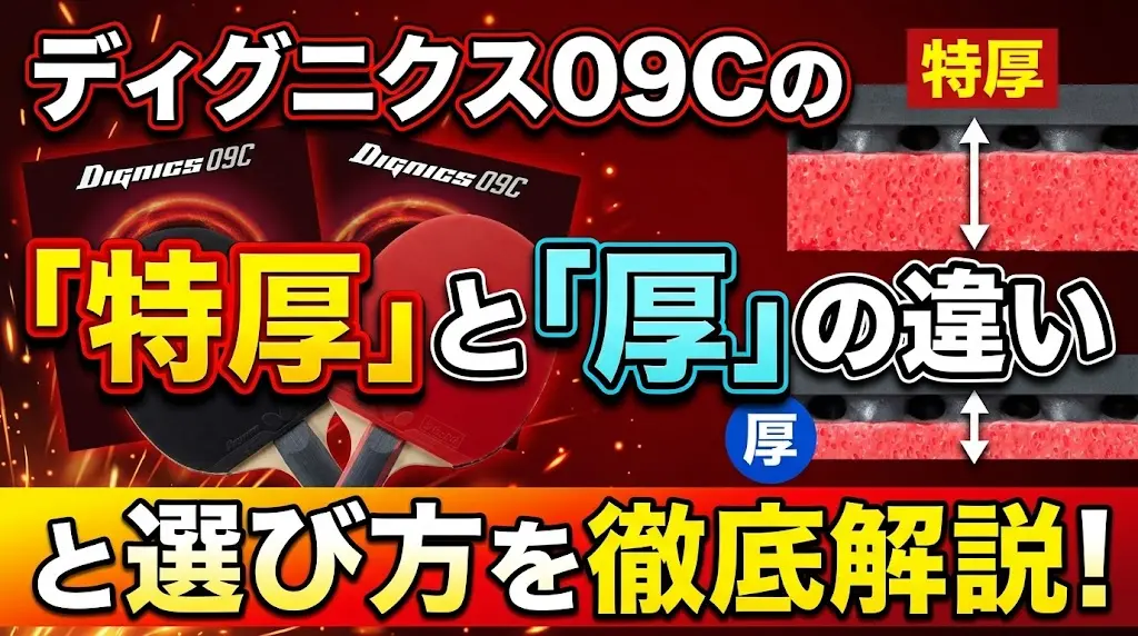 ディグニクス09Cの特厚と厚の違いと選び方を徹底解説！