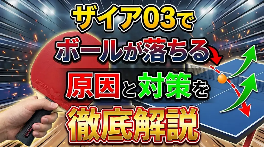 ザイア03でボールが落ちる原因と対策を徹底解説！