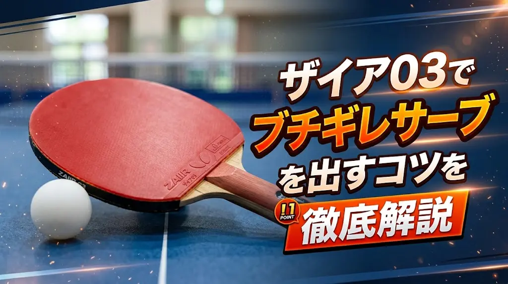ザイア03でブチギレサーブを出すコツを徹底解説！