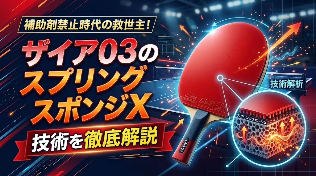 補助剤禁止時代の救世主！ザイア03のスプリングスポンジXの技術を徹底解説！